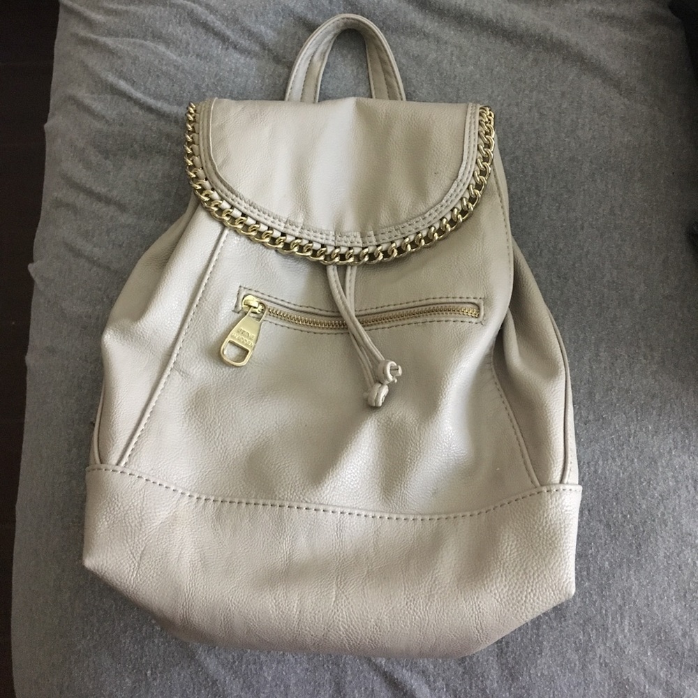 Steve Madden Tan Leather Backpack
