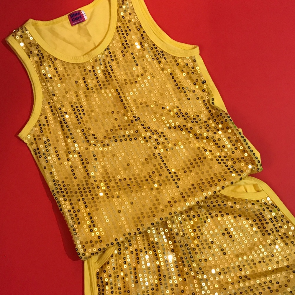 Girls 2pc sequence short set