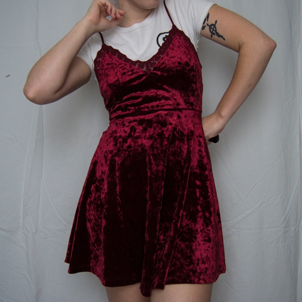 Velvet Slip Dress