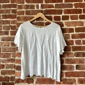 Forever21+ | Cropped eyelet top | size 2X