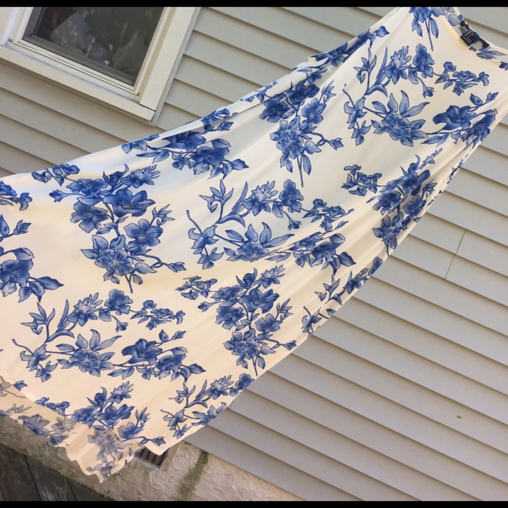 Rayon high low dress