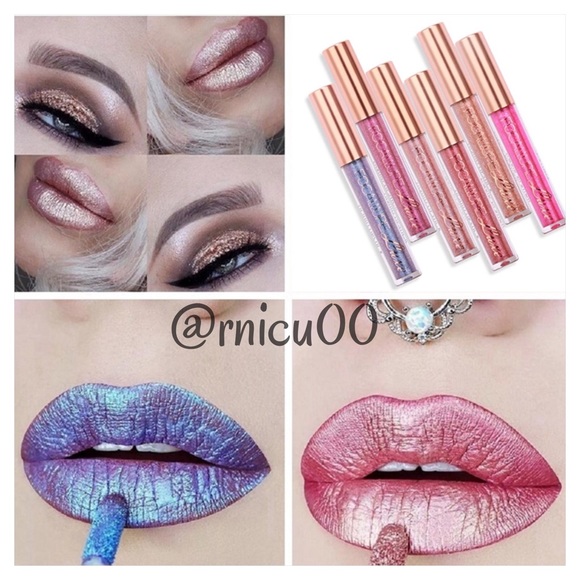 •Last 1•Rose Gold Metallic Matte Lipstick! - Picture 5 of 8