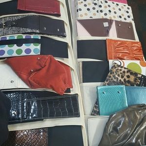 2 Miche Handbags and the hanging organizer