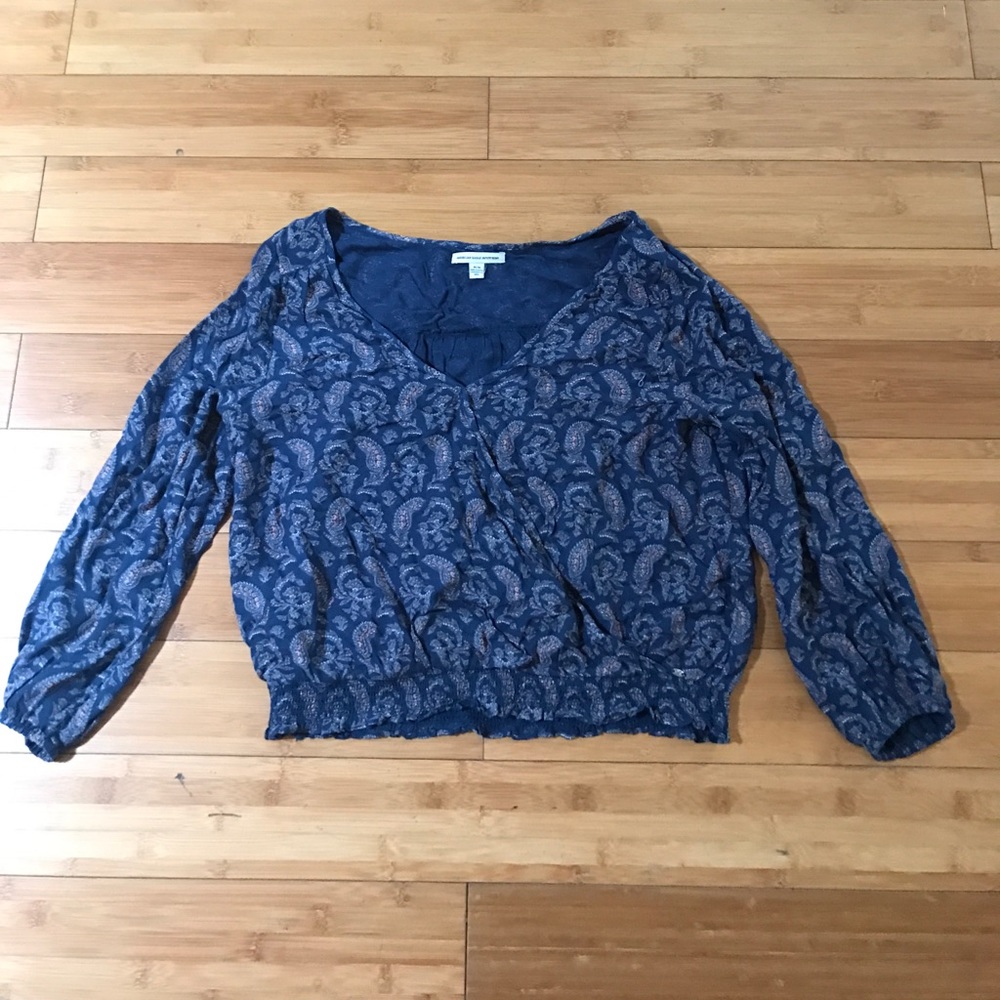 American eagle paisley top