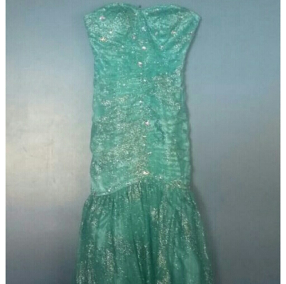 Deb Prom Pageant TealLace, Beads & Rhinestones Swe