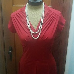 Size 4-6 red vintage dress