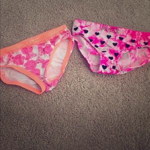 2 pairs of Justice underwear