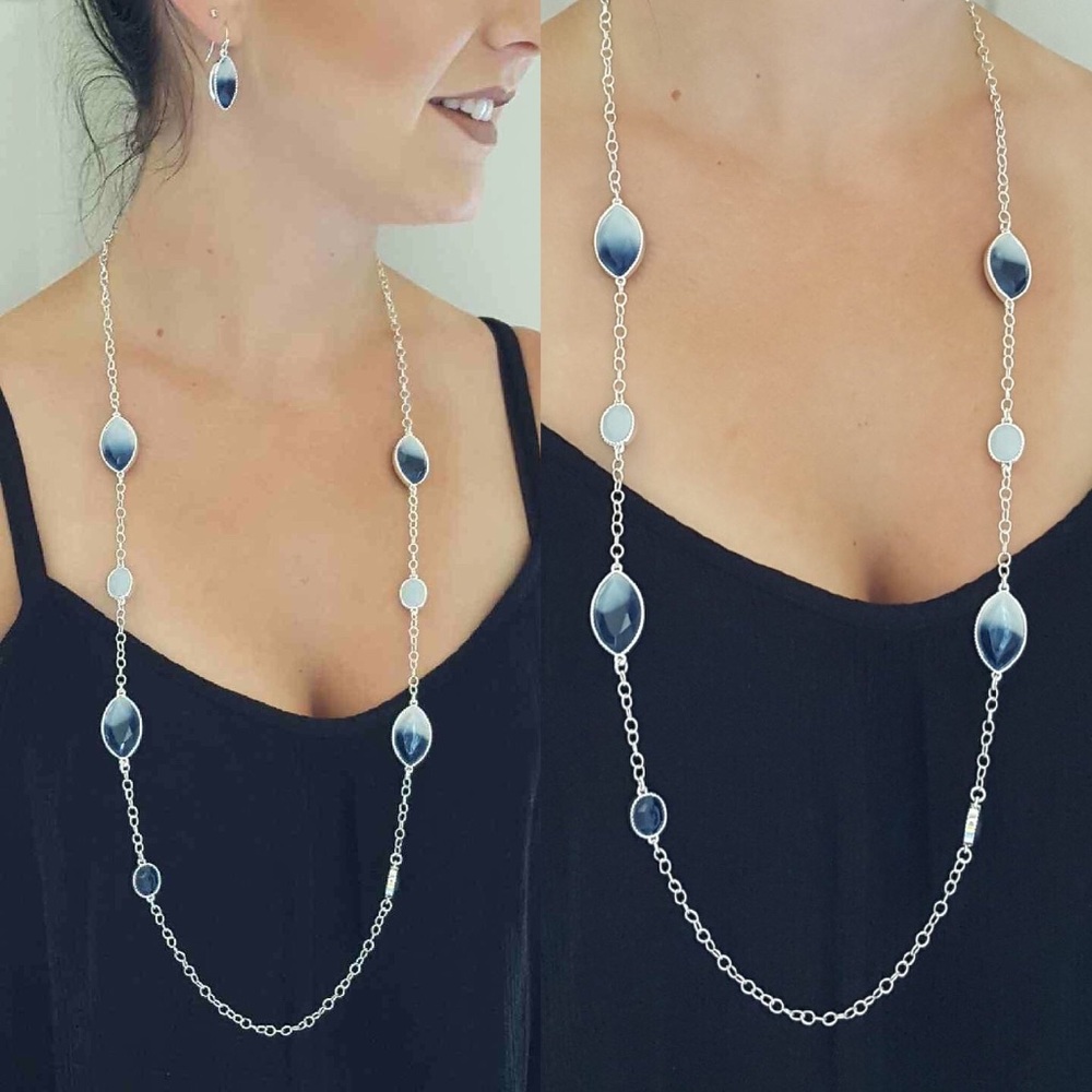 Liz Claiborne silver necklace