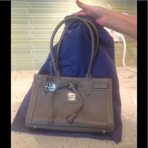 Dooney and Burke mini tassel tote
