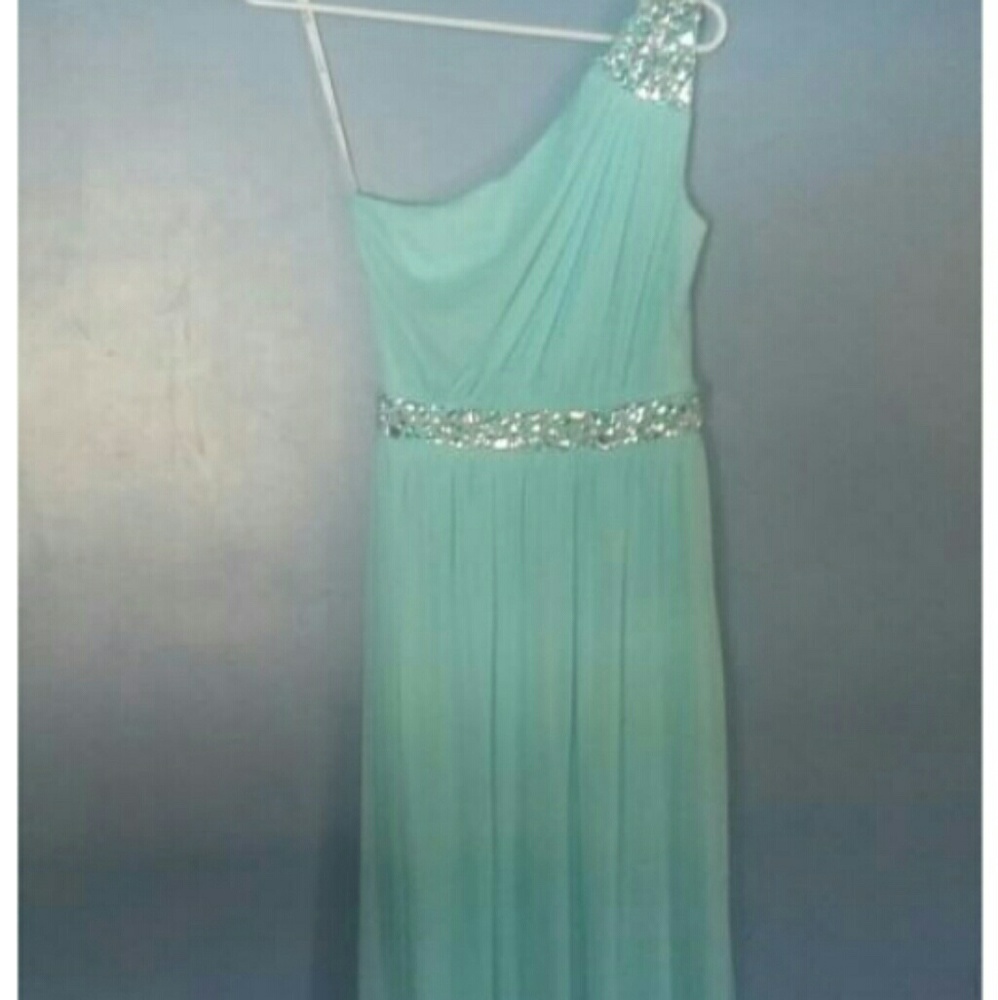 Speechless® One Shoulder Embellished Long Slim Dre