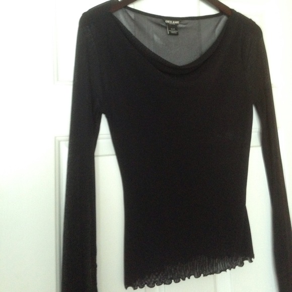 Top in transparent fabric - Picture 3 of 4