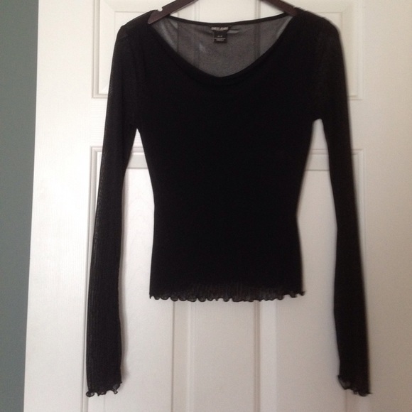 Top in transparent fabric - Picture 4 of 4