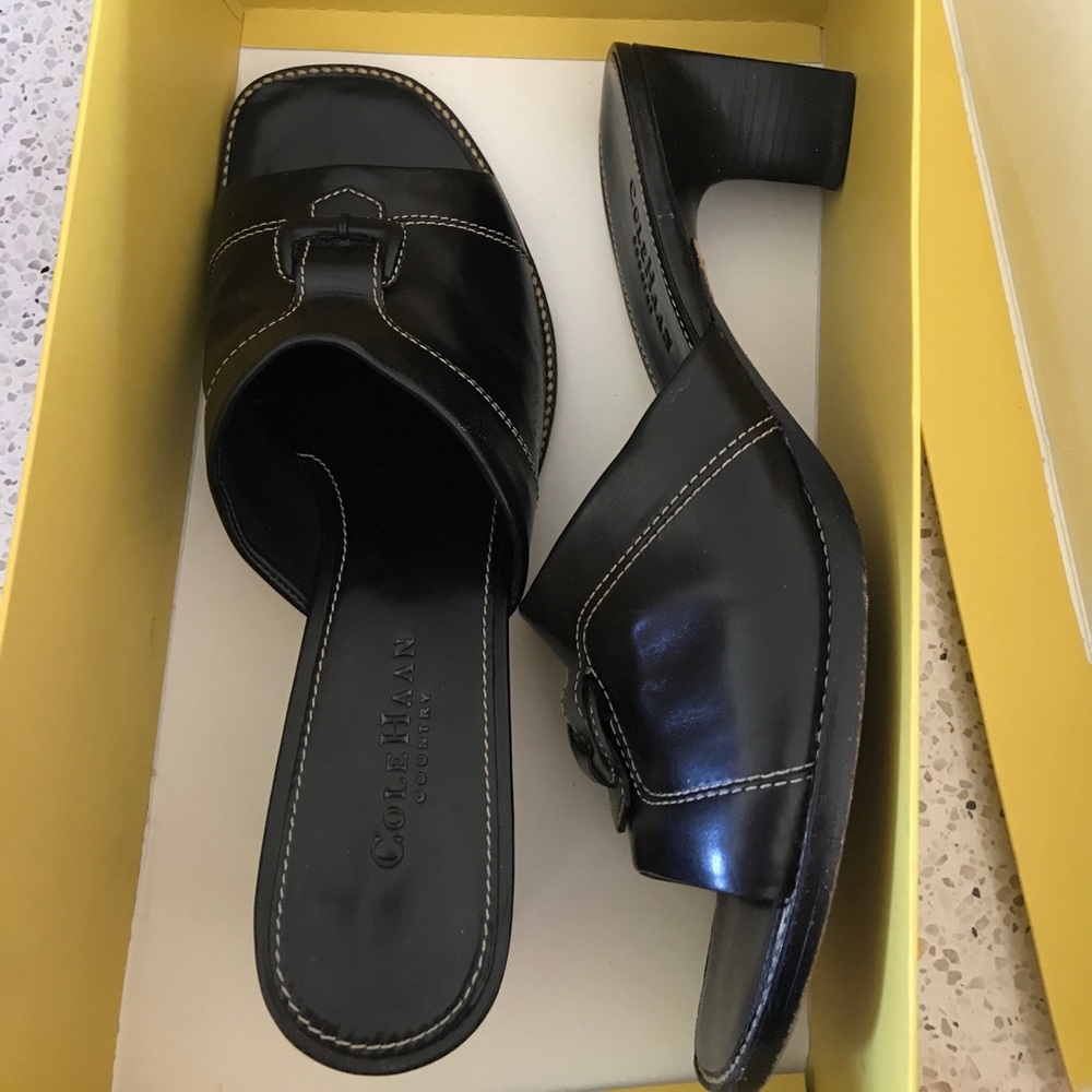 Cole Haan Black Dress Sandals