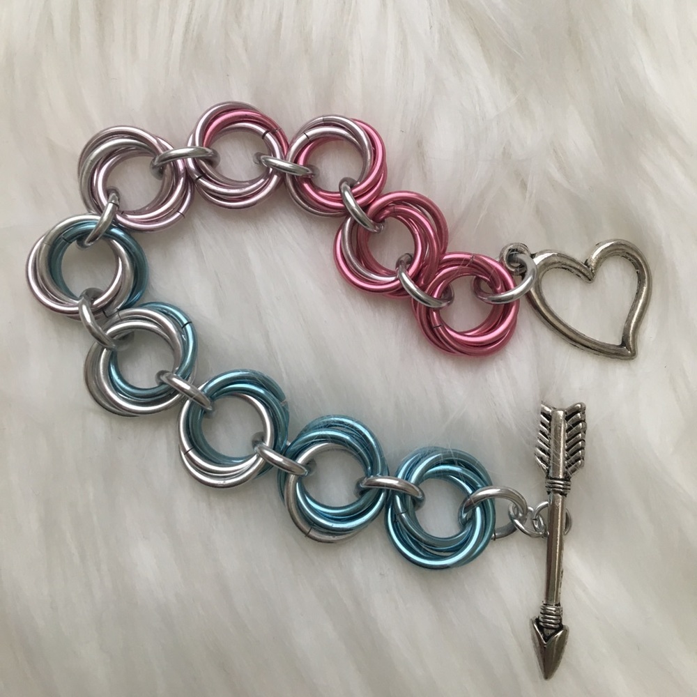 Pink and Blue Bracelet GORGEOUS!