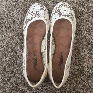 Lucky Brand lace flats