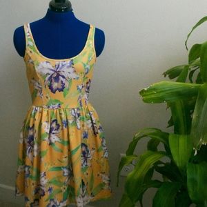 Floral Yellow Zara Dress