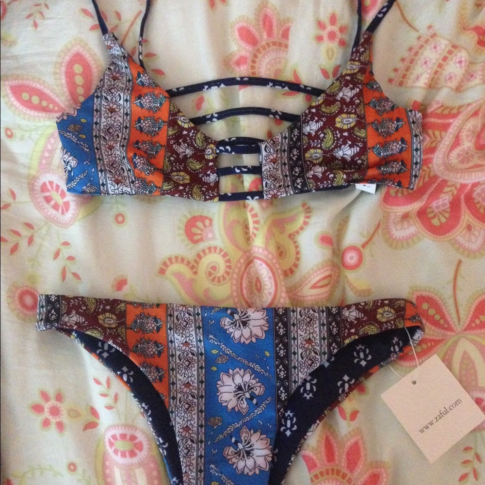 Zaful patchwork bikini