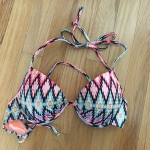 Padded bathing suit top