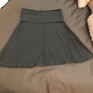 Comfy Gray Skirt || Old Navy