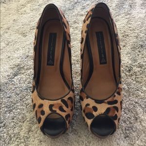 Steven by Steve Madden leopard heels