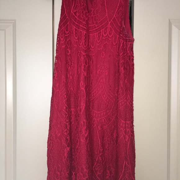 cute red lace mini dress - Picture 4 of 5