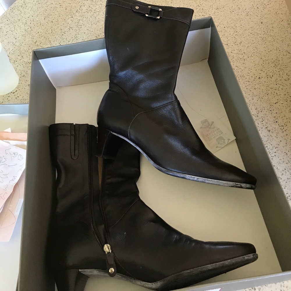 Cole Haan heeled leather boots