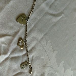 Inspirational charm bracelet