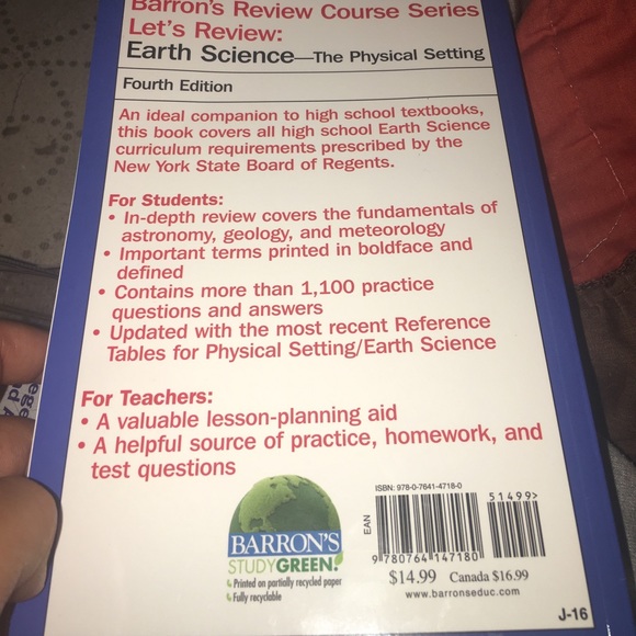 Let's review earth science the physical setting - Picture 2 of 2