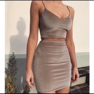 Showstopper velvet set