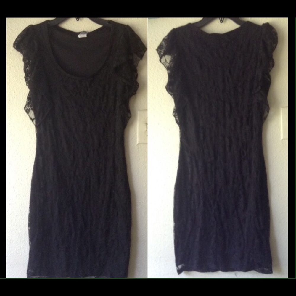 D.E.B Black Lace Dress