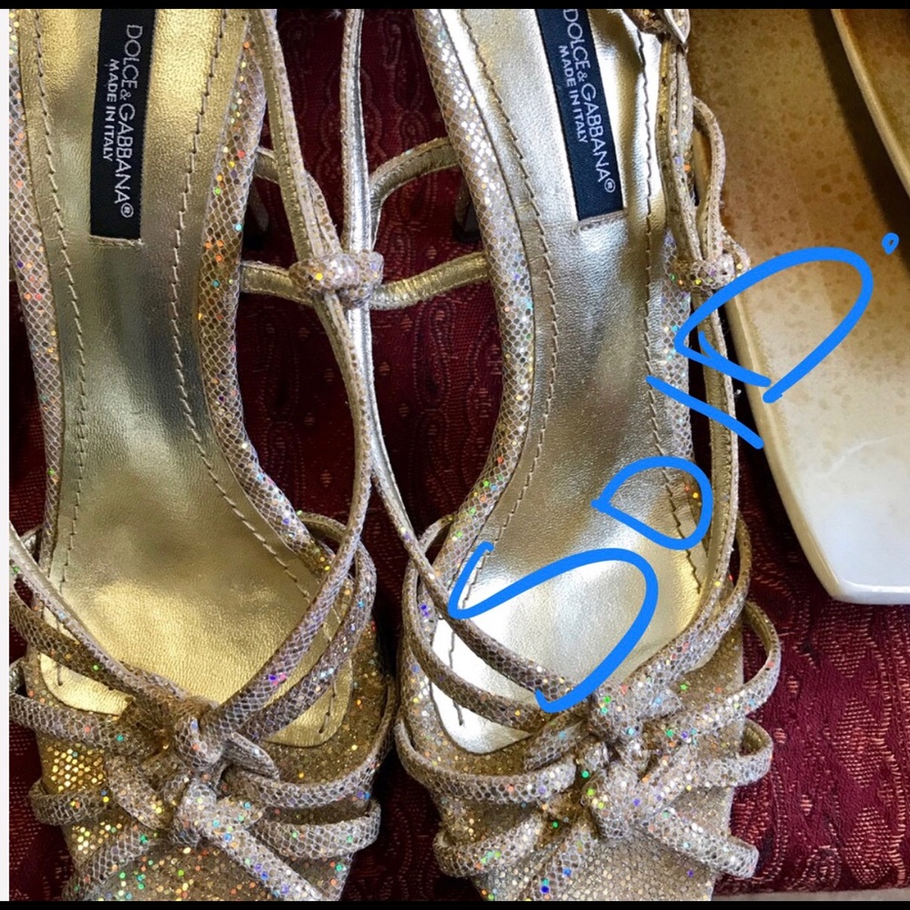 D&G heels SOLD ‼️