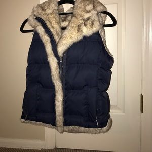 Reversible juicy couture fur vest