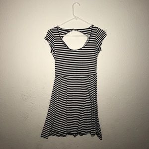 Striped skater dress