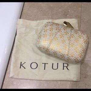 Kotur Morley Printed Elaphe Box Gold and Yellow