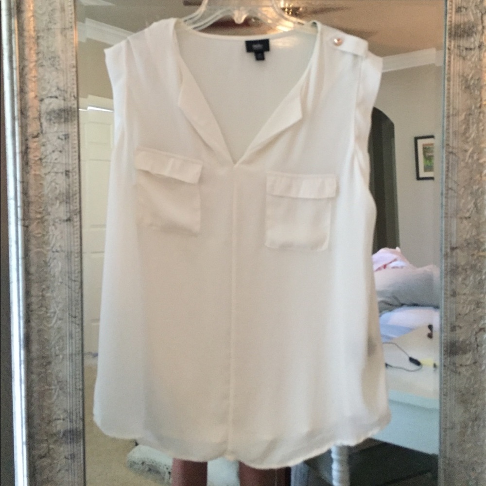 Mossimo white blouse