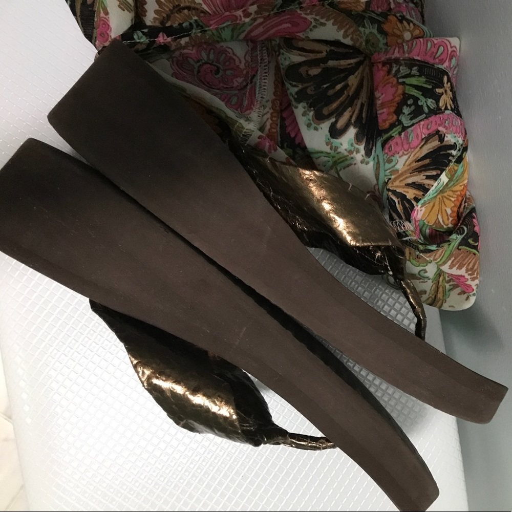 💥💲⬇️💥Reaction Kenneth Cole wedge sandals - Picture 4 of 5