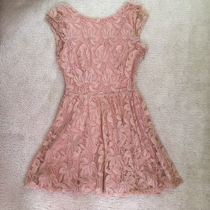High Neck Lace Dress