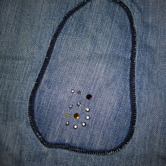 SOLD 🌟C'est Toi Distressed Denim Shorts🌟 - Picture 4 of 5