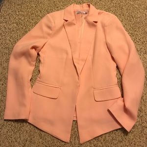Light Pink Long Blazer