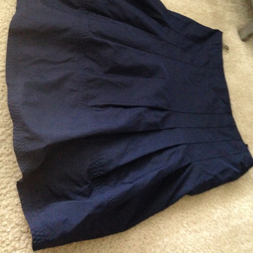 Navy circle skirt. ESPRIT