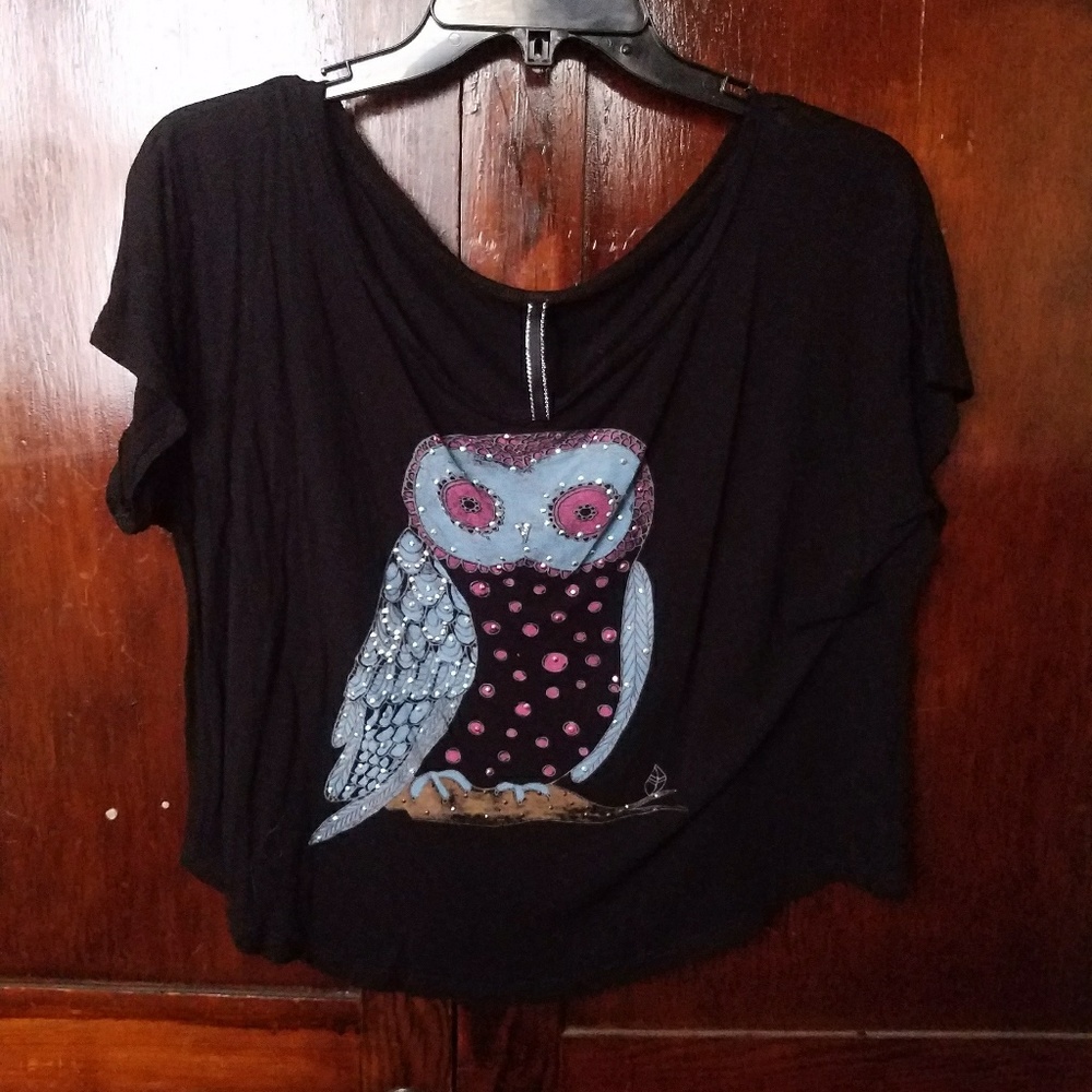 Owl Crop Top