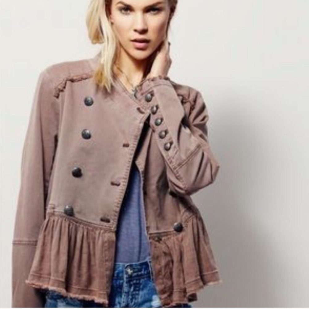 Free people military jacket