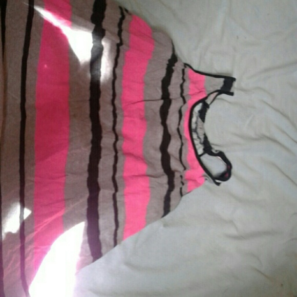 Gray,black,and pink Tank top - Picture 1 of 3