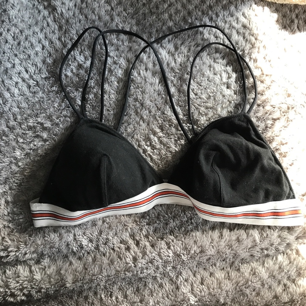 Strappy back bralette