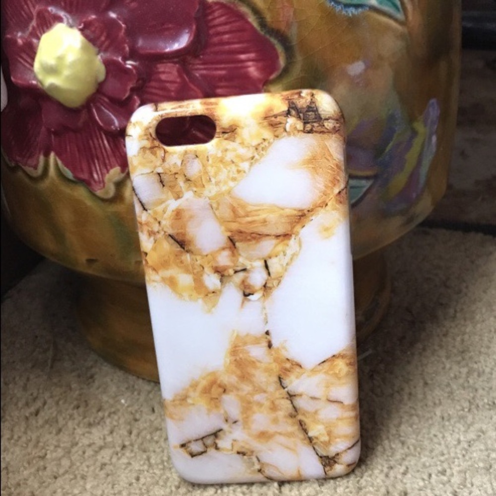 Amber Gold iPhone 6S Marble Case
