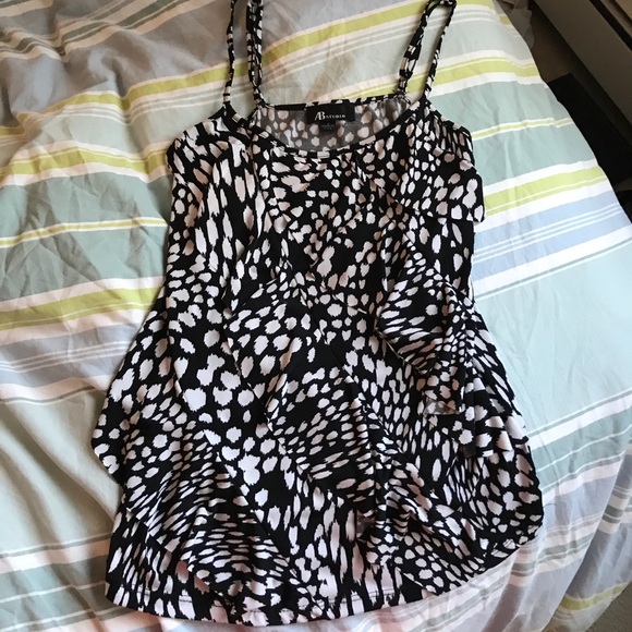 AB Studio Ruffled Tank - Picture 1 of 2