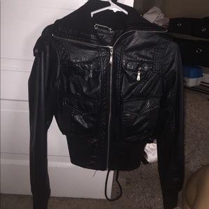 Leather jacket