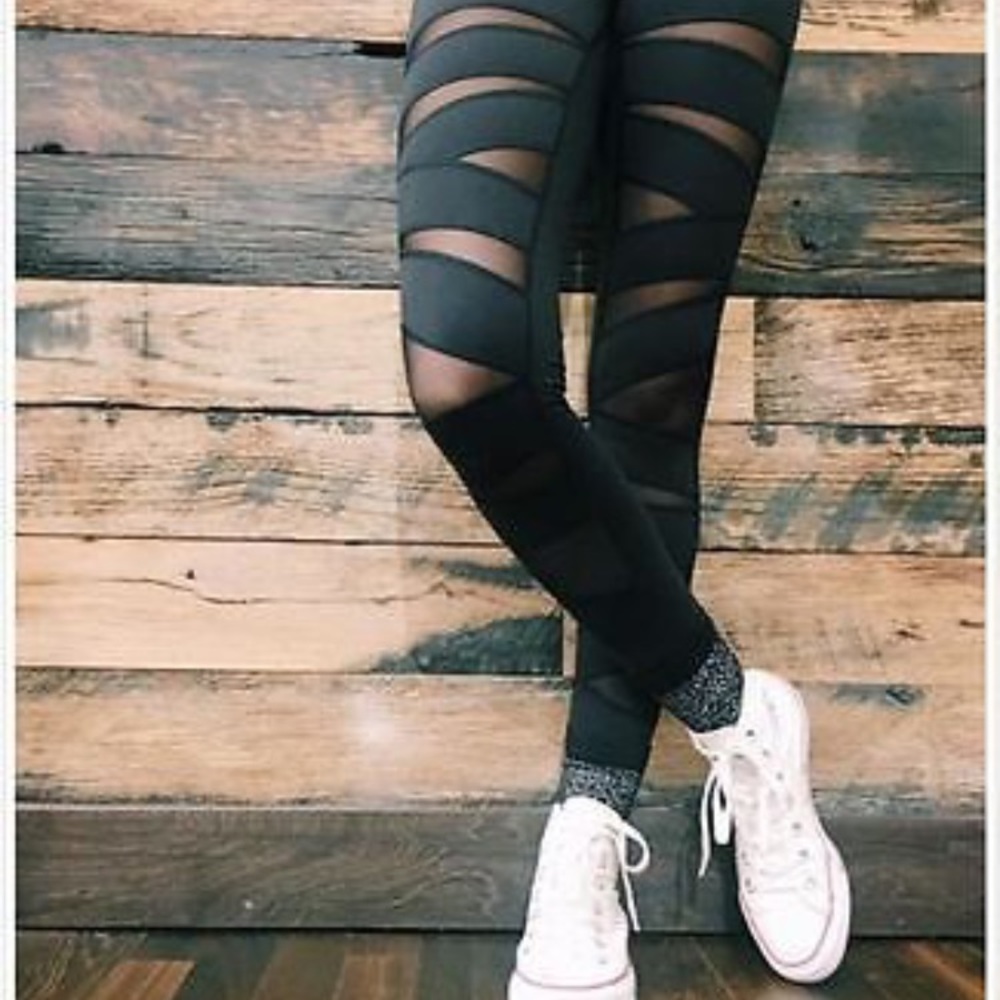 Lululemon Wunder under pant HR*SE Mesh