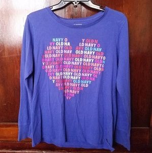 Old Navy Heart Long Sleeve