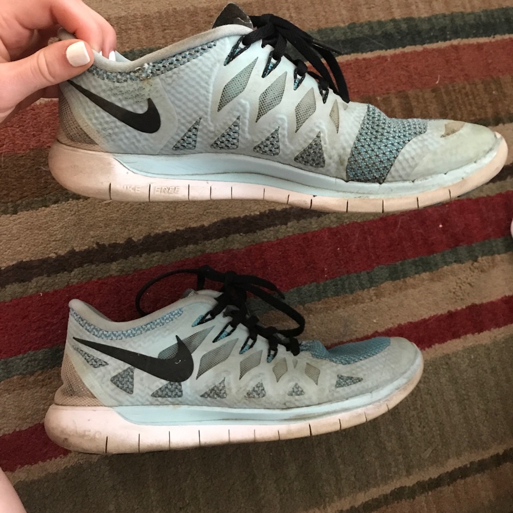 Blue & Black Nike Free 5.0